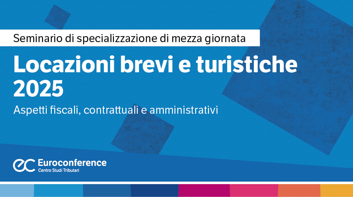 Immagine Locazioni brevi e turistiche 2025 | Euroconference